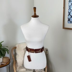 Linea Pelle Collection Horse Bit Belt